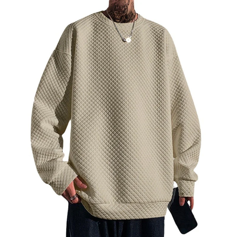 Men's small round-neck pullover