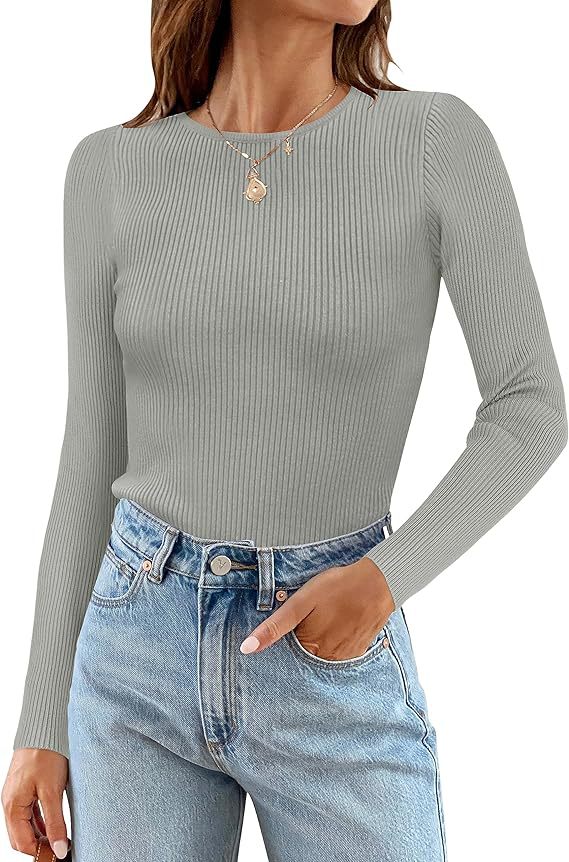 New Striped Long Sleeve Regular Top T-Shirt Women
