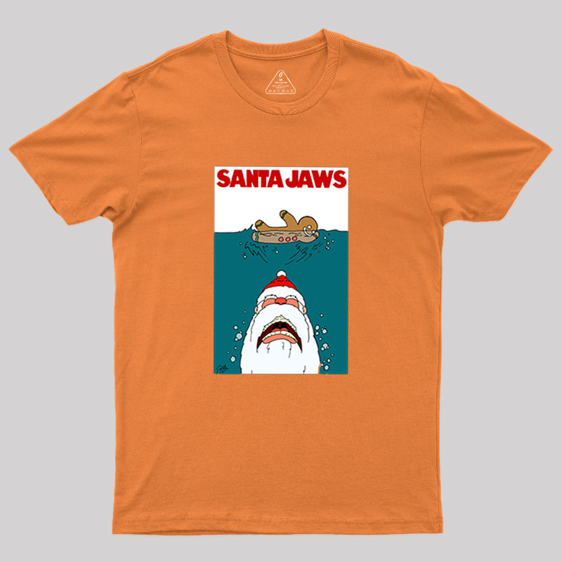 Santa Jaws Geek T-Shirt