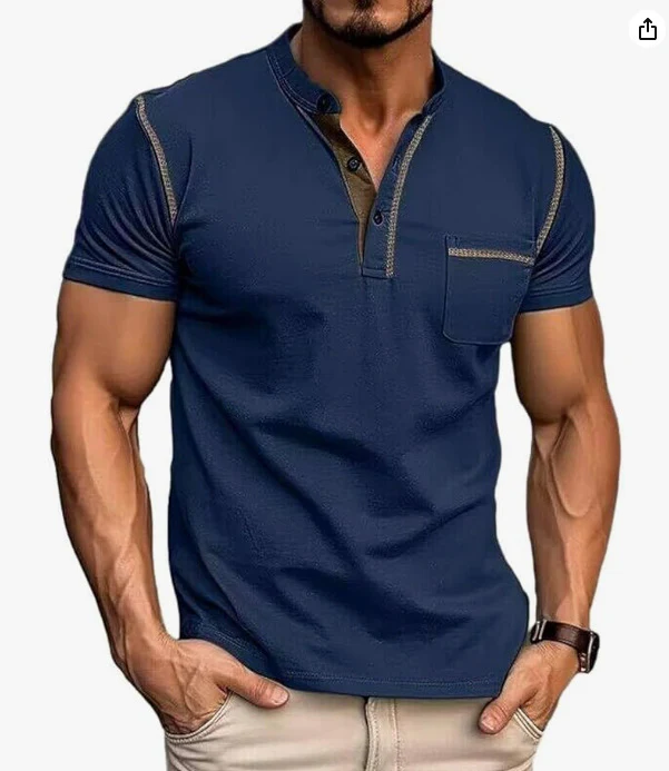 New men's Polo shirt and short-sleeved T-shirt