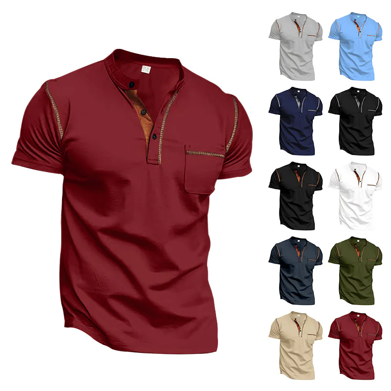 New men's Polo shirt and short-sleeved T-shirt