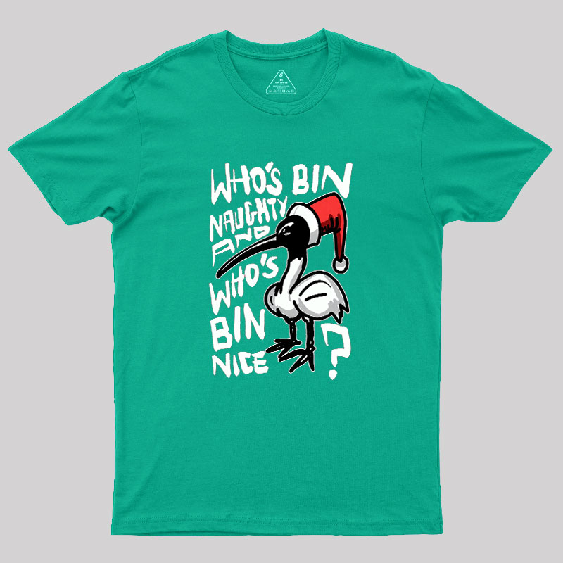 Christmas Bin Chicken Geek T-Shirt